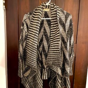 Wrap around cardigan sweater